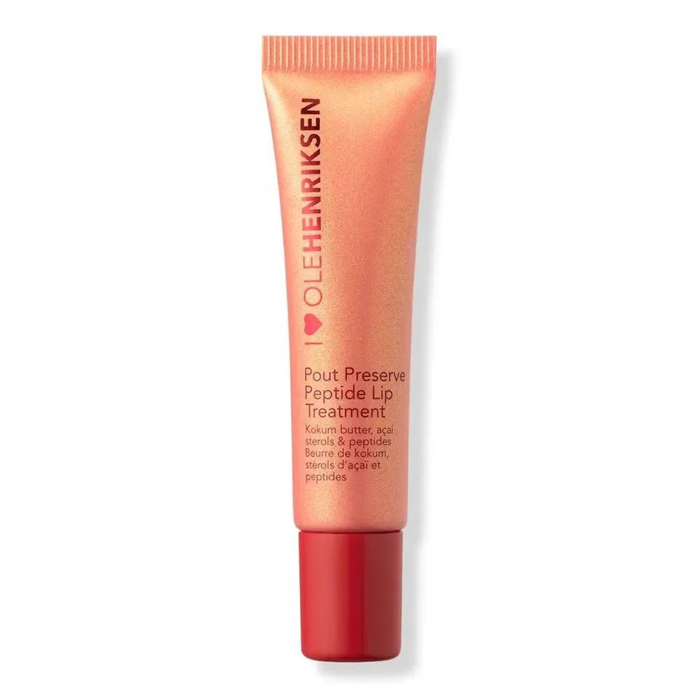 Ole Henriksen Pout Preserve Lip Treatment – Strawberry Sorbet Glimmer, 0.4 oz